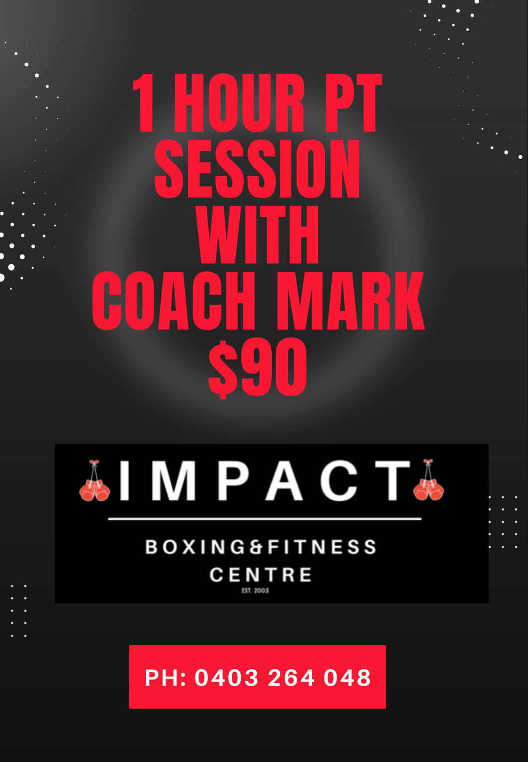 1 HOUR PT Session